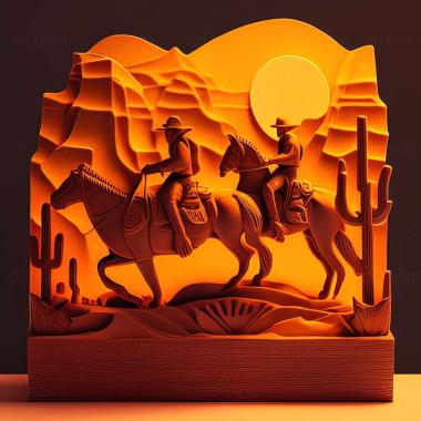 3D model Sunset Riders game (STL)